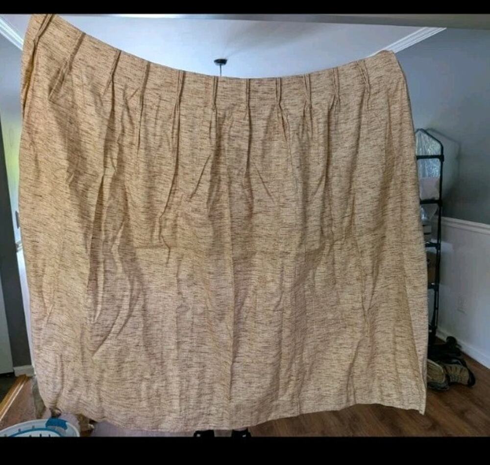 Jc Penny's Textured Drapes Vintage 53"Long 59 X2 Wide